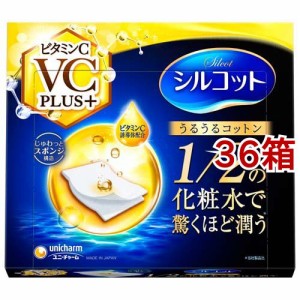 シルコット うるうるコットン ビタミンC PLUS+(40枚入*36箱セット)[コットン]