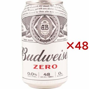 バドワイザーゼロ ノンアルコールビール缶(24本×2セット(1本350ml))[ノンアルコール飲料]