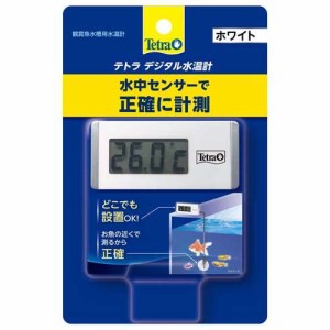 テトラ デジタル水温計 ホワイト WD-1(1個)[観賞魚用 アクセサリー]