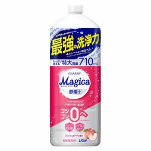 チャーミーマジカ 酵素プラス フレッシュピーチ つめかえ用 大型(710ml)[食器用洗剤]