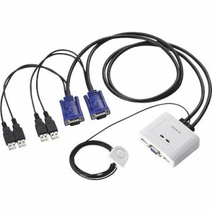 エレコム USBパソコン切替器 KVM-KUSN(1コ入)[情報家電　その他]