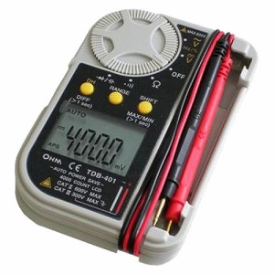デジタルマルチテスター TDB-401(1個)[電池・充電池・充電器]