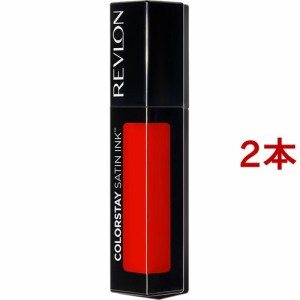 レブロン カラーステイ サテン インク 018 ファイアード アップ(5ml*2本セット)[リップカラー]