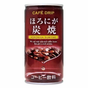 カフェドリップ ほろにが炭焼 缶 缶コーヒー(185g*30本入)[缶コーヒー(加糖)]