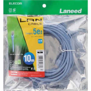 エレコム LANケーブル CAT5E 準拠 10m ブルー LD-CTN／BU10(1本)[情報家電　その他]