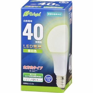 LED電球 E26 40形相当 昼白色 LDA4N-G AG27(1個)[蛍光灯・電球]