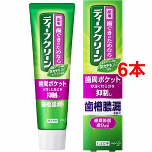 ディープクリーン 薬用ハミガキ(100g*6本セット)[大人用歯磨き粉]