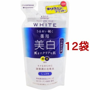 モイスチュアマイルド ホワイト ローションM b しっとり つめかえ用(160ml*12袋セット)[保湿化粧水]