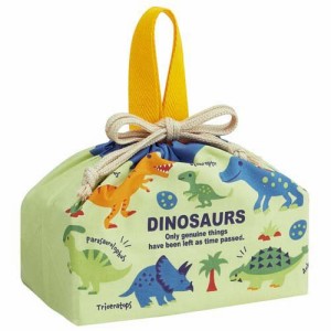ランチ巾着 弁当箱 巾着袋 ディノサウルス 恐竜柄(1枚)[食器・カトラリー その他]