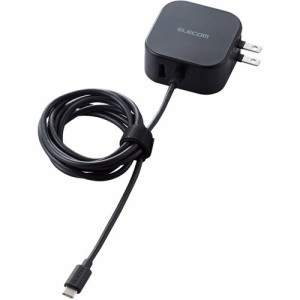 エレコム USB コンセント PD 充電器 20W USB-C USB-A*1ポート MPA-ACCP19BK(1個)[充電器・バッテリー類]