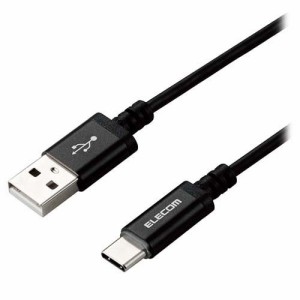 エレコム タイプC ケーブル USB A to USB Type C タッチで光る ブラック MPA-ACT12BK(1個)[情報家電　その他]