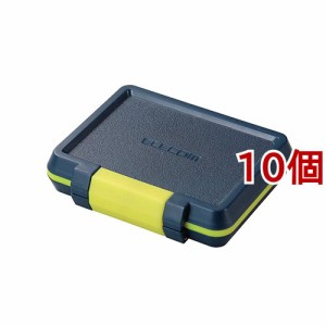 エレコム SD microSDカードケース 耐衝撃 CMC-SDCHD01NV(10個セット)[情報家電　その他]