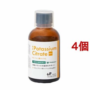 PE クエン酸カリウム(60ml*4個セット)[犬のおやつ・サプリメント]