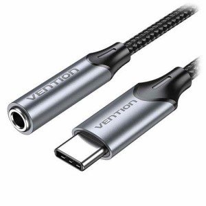 VENTION USB-C Male to 3.5Mm イヤホンジャック 変換ケーブル 0.1m Gray BG-5916(1個)[情報家電　その他]