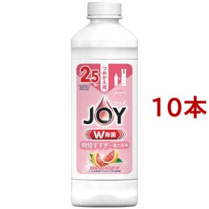 ジョイ W除菌 食器用洗剤 ピンクグレープフルーツ 詰め替え(325ml*10本セット)[食器用洗剤]