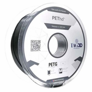 TAGin3D 3Dプリンター用フィラメント HD PETフィラメント PET HD-1.75BK ブラック(1個)[事務用品]