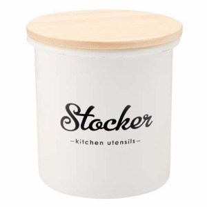 Lilly White ホーロー キャニスター 「Stocker」 LW-217(1個)[保存容器]