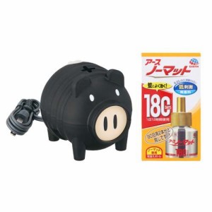 アースノーマット 蚊とり黒ブタ 180日セット 電子蚊取り器(1セット)[殺虫剤 蚊]