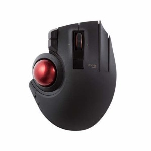 エレコム マウス トラックボール 有線 ワイヤレス Bluetooth 8ボタン 親指 M-XPT1MRBK(1個)[情報家電　その他]