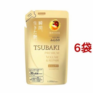 ツバキ(TSUBAKI) プレミアムボリューム＆リペア(シャンプー)つめかえ(330ml*6袋セット)[ダメージケアシャンプー]