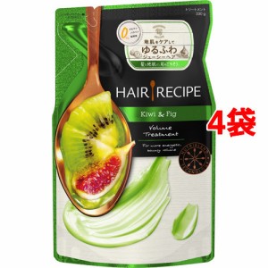 ヘアレシピ キウイ エンパワー ボリューム レシピ トリートメント つめかえ用(330g*4袋セット)[詰め替え用リンス・コンディショナー]