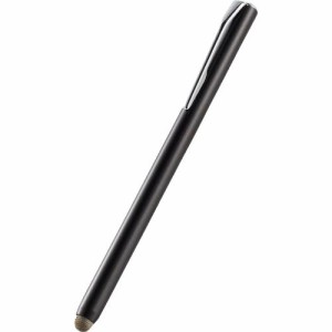 エレコム タッチペン 導電繊維 磁気吸着 タブレット ブラック P-TPSTBBK(1本)[その他]