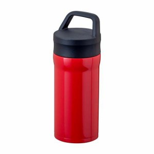 取手付きコーヒーマグボトル 350ml レッド A CN-353RD(1個)[水筒]