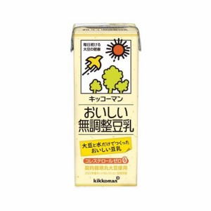 キッコーマン おいしい無調整豆乳(200ml*18本入)[豆乳]