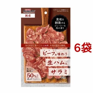 ビーフを味わう生ハム風 サラミ(70g*6袋セット)[犬のおやつ・サプリメント]