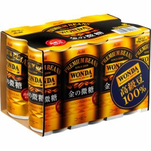 ワンダ 金の微糖 缶(185g*6本入)[缶コーヒー(加糖)]