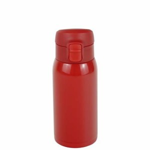 モテコ ワンタッチ栓マグボトル 350ml レッド RH-1672(1個)[水筒]