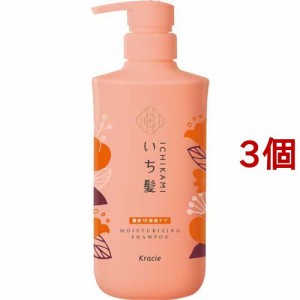 いち髪 濃密W保湿ケア シャンプー ポンプ(480ml*3個セット)[シャンプー その他]