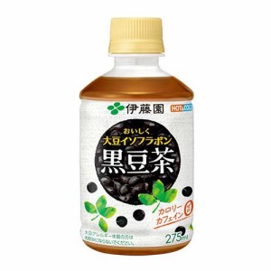 伊藤園 黒豆茶 おいしく大豆イソフラボン レンチン対応(275ml*24本入)[黒豆茶]