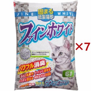 ファインホワイト(6L×7セット)[猫砂・猫トイレ用品]