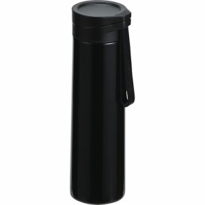 スリム カフェ マグ 250ml ストラップ付き ブラック HB-5182 ミニサイズ(1本)[水筒]