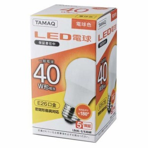 NVCライティングジャパン LED電球 電球色 40W形相当 LDA4L-G／K40AR(1個)[蛍光灯・電球]