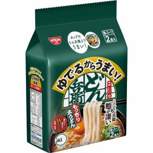 ゆでるからうまい！日清のどん兵衛 もっちり太うどん ケース(192g*9パック入)[カップ麺]