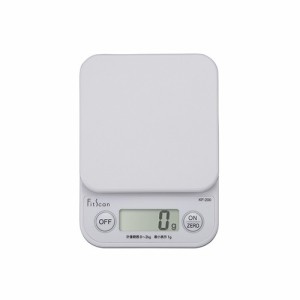 タニタ デジタルクッキングスケール ホワイト KF-200-WH(1台)[キッチン家電・調理家電]