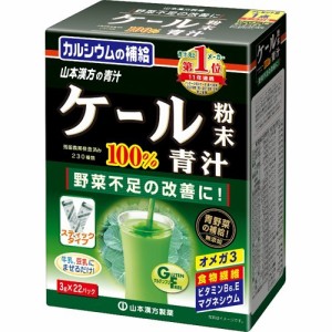 山本漢方 ケール粉末100％ スティック(3g*22パック)[青汁・ケール]