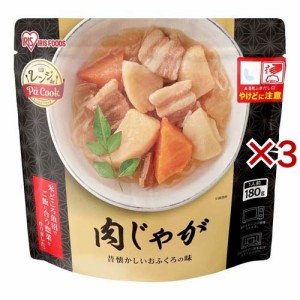 アイリスオーヤマ 肉じゃが レンジ 温めるだけ(180g×3セット)[非常食・保存食]