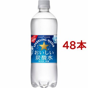 ポッカサッポロ おいしい 炭酸水(600ml*48本セット)[国内ミネラルウォーター]