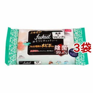 エルモア fukutおそうじシート 食卓＆リビング用(20枚入*3袋セット)[キッチン用洗剤(シートタイプ)]