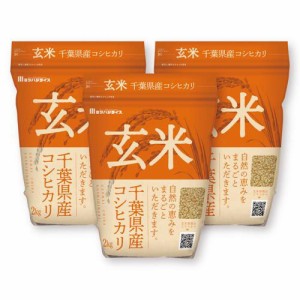 令和5年産 玄米千葉県産コシヒカリ(2kg*3袋セット)[その他玄米(お米・米・穀類)]