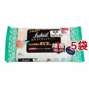 エルモア fukutおそうじシート 食卓＆リビング用(20枚入*5袋セット)[キッチン用洗剤(シートタイプ)]