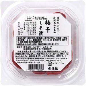 国内産 特別栽培南高梅 梅干しそ漬(120g)[乾物・惣菜 その他]