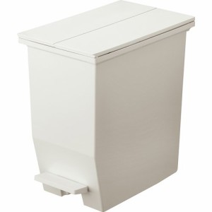 SOLOW ふた付き ゴミ箱 ペダルオープンツイン 日本製 20L ホワイト GSLW001(1個)[ゴミ箱]