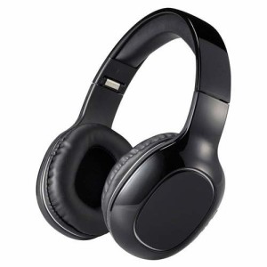 AudioComm Bluetoothステレオヘッドホン ブラック(1個)[ヘッドホン・イヤホン]