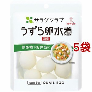 サラダクラブ うずら卵水煮 6コ(5袋セット)[インスタント食品 その他]