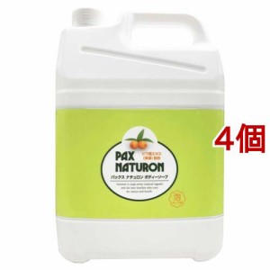 パックスナチュロン ボディーソープ 大容量(5L*4個セット)[無添加ボディソープ・敏感肌ボディソープ]