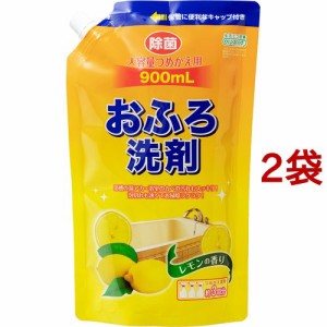 アドグッド エコグッド おふろ洗剤 大容量つめかえ用 レモンの香り(900ml*2コセット)[お風呂用洗剤(つめかえ用)]